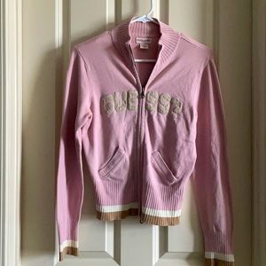 GUESS JEANS Women’s Zip Up Sweater